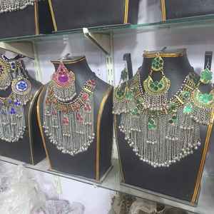 Traditional Style Afghan Necklace Earrings Set Hot Selling New Antique <b>Jewelry</b> <b>Handmade</b> Necklaces Earrings <b>Jewelry</b> Sets - Product Image 5