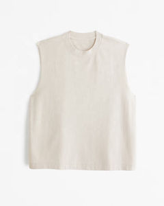 Hombres Boxy Tank Top Algodón Poliéster Material Moda Transpirable Venta al por mayor Diseño personalizado Durable Hombres Boxy Tank Top - Product Image 6