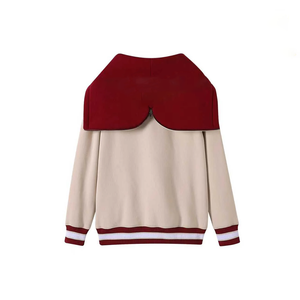 Sudadera con Capucha Neutral de Invierno para A&M, Unisex, Premium, 100% Algodón Orgánico, Felpa, con Cierre, Logotipo de Chenilla, Bolsillo Tipo Canguro - Product Image 2