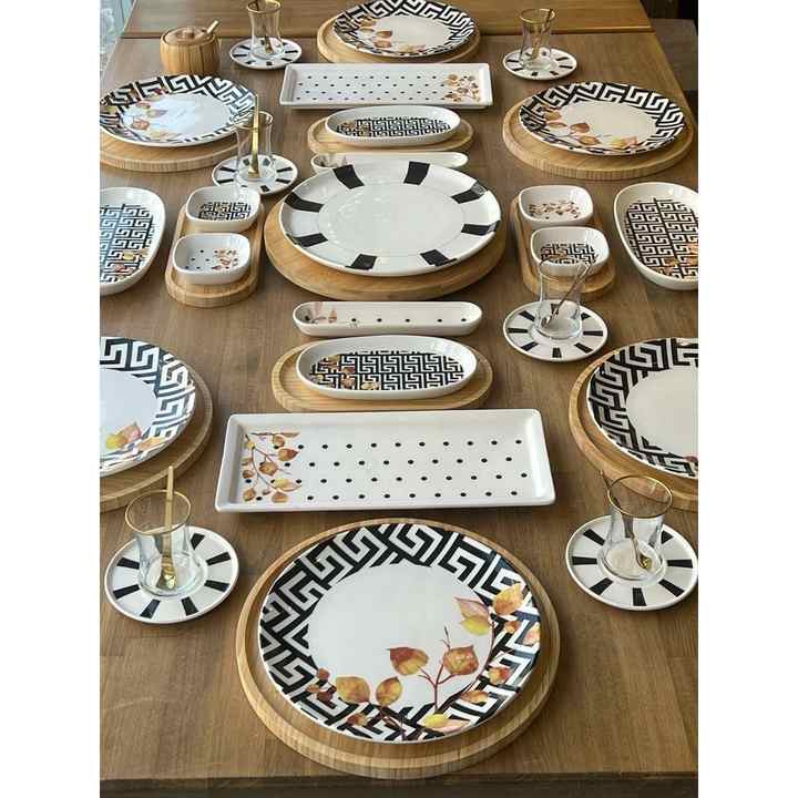 Breakfast Set Fall 51 Pieces for 6 Persons
