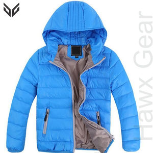 Meilleures ventes Veste matelassée légère pour homme Matériau en toile de haute qualité Capuche respirante Style hivernal Design High Street - Product Image 1