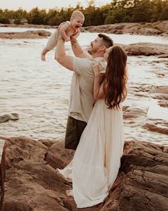 2024 nueva llegada verano Maxi vestido bohemio vacaciones playa nuevo cuello en V vestidos largos de algodón blanco - Product Image 6