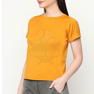 Service OEM T-shirts pour femmes Concevez votre propre logo T-shirts pour femmes T-shirts pour femmes avec impression personnalisée - Product Image 3