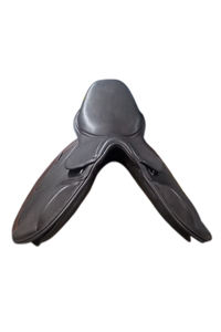 Sillín de salto de caballo negro para equitación y carreras Producto de peines de curry Premium - Product Image 2