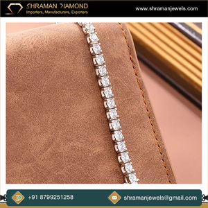 Bracelet tennis tendance en diamants de laboratoire 3MM 7 pouces, argent 925, plaqué rhodium, bijoux hip-hop de luxe personnalisés, idée cadeau anniversaire - Product Image 4