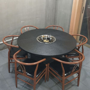 Barbacoa coreana, piedra de fuego, mesa de parrilla de barbacoa coreana sin humo, mesa <span class=keywords><strong>Yakiniku</strong></span>