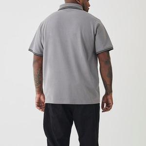 2025 nuevo diseño de polo elegante y cómodo para hombres recién llegado ropa de calle cuello redondo de algodón para hombres polos - Product Image 2