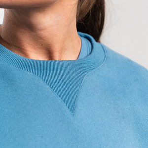 Sweat-shirts à manches longues à col rond imprimés d'hiver de haute qualité, hauts de couleur unie, surdimensionnés pour femmes - Product Image 6