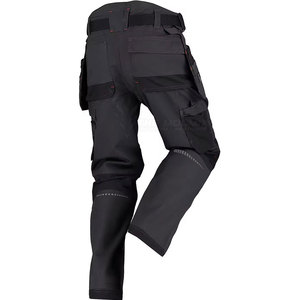Pantalons de travail tendance pour hommes, vêtements de travail utilitaires avec poches à outils, tissu confortable et respirant pour un usage quotidien - Product Image 6
