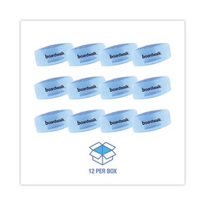 Clip Aromatizante para Inodoro con Aroma a Flor de Algodón, Color Azul, 12 Unidades por Caja - Product Image 5