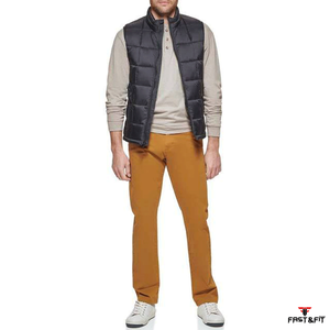 Gilets matelassés réversibles pour hommes, confortables et décontractés, imperméables et respirants, tailles personnalisables et service OEM - Product Image 4