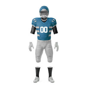 OEM Design American <b>Football</b> Uniform Hot Selling <b>Light</b> Weight Plus Size Breathable Features - Product Image 3