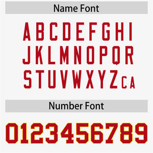 ชุดเสื้อฟุตบอลอเมริกันแขนสั้น พิมพ์ลายดิจิตอลตามสั่ง แห้งเร็ว 100% โพลีเอสเตอร์ ป้องกันรังสียูวี น้ำหนักเบา - Product Image 5