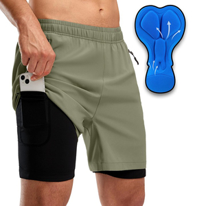 Fabricant de cuissards de cyclisme Cuissard à bretelles rembourré personnalisé pour vélo Cuissard de cyclisme respirant à séchage rapide - Product Image 1