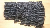 Extensions de cheveux humains vierges Remy 100% naturels du Vietnam, double trame, ondulés, pour tissage