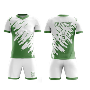 Venta al por mayor 100% poliéster hombres camisetas de fútbol personalizado deportes uniformes conjuntos para fútbol transpirable simple y técnicas de sublimación - Product Image 4