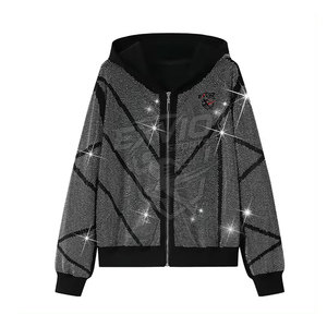 New Arrival Men Rhinestone Tracksuits Hot Selling Adults Wear Men Breathable Rhinestone Tracksuits - Product Image 2