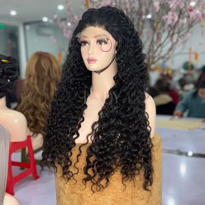 100% vrais cheveux humains avant de lacet perruque prix de gros cheveux vietnamiens birman bouclés Frontal HD dentelle - Product Image 4