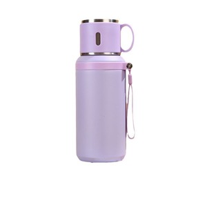 Gobelet isotherme moderne en acier inoxydable 800 ml avec infuseur à thé et couvercle, personnalisable - Product Image 4