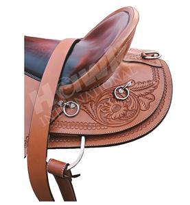 Sillín de Carreras de Caballos occidental de cuero suave de diseño personalizado de alta calidad-Uso ecuestre hecho a mano colores personalizados al por mayor - Product Image 5