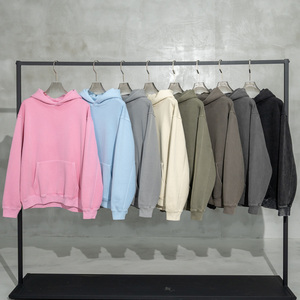 Sudadera con Capucha de Felpa Vintage con Estampado Personalizado, Talla Grande, Unisex, Lisa, 460 g/m², 42 % Algodón, 58 % Poliéster, Venta al Por Mayor OEM - Product Image 1