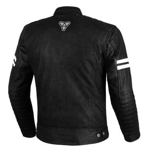 New High Quality Breathable Winter Motorbike Leather Jackets with Full Sleeve and Customizable Options for Men - Product Image 3