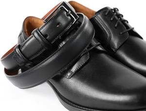 Vente en gros de ceintures en cuir véritable tendance pour hommes ceinture élégante en jean décontracté pour hommes ceinture élégante 2025 boucle ardillon avec logo personnalisé - Product Image 2