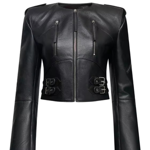 Shop Online Lambskin Leather Jacket Women Breathable & Soft