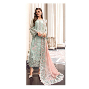 ชุดเดรสปาร์ตี้สำหรับผู้หญิงชุดเดรสปาร์ตี้สไตล์ปากีสถานและอินเดีย - Product Image 4