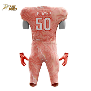 2024 Uniformes de football américain de haute qualité Sublimation personnalisée avec votre propre logo Respirant et grande taille Meilleures ventes - Product Image 2