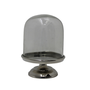 Support à gâteau en aluminium et verre de conception antique en laiton couleur or Design moderne utilisé pour la décoration de mariage à la main - Product Image 5