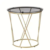 Table basse de haute qualité dessus en marbre Base en métal solide Style moderne idéal pour le salon salle d'attente bureau à domicile au meilleur prix