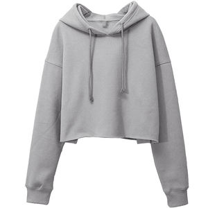 Sudadera con capucha para mujer de alta calidad, moda informal de talla grande, OEM, logotipo personalizado, sudadera antipilling de Color sólido para mujer - Product Image 4