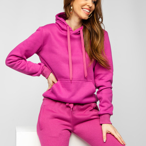 Conjunto de chándal de mujer, traje de lana de dos piezas, ropa deportiva informal, ropa de salón cómoda, moda atlética, moda de otoño e invierno, cálido y elegante - Product Image 5