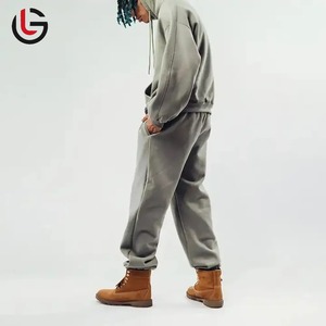 Chándal elegante lavado con ácido para hombre, ropa ligera para correr con capucha, superventas, ropa deportiva pesada para la temporada de invierno - Product Image 3