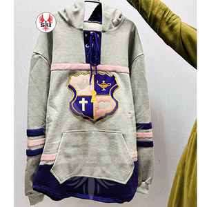 Sudadera con capucha de lana bordada Kapa Epsilon Psi Sorority para Mujer | Sudadera con capucha de hielo polar de algodón para mujer con bordado clave Sorority - Product Image 1