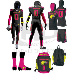 Nuevo estilo Uniforme de fútbol americano hecho a medida Hecho en Pakistán Uniforme de fútbol americano juvenil - Product Image 1