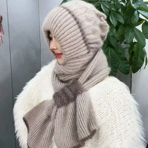 Bonnets d'hiver en laine de meilleure qualité avec un design personnalisé Bonnet de couleur différente - Product Image 3