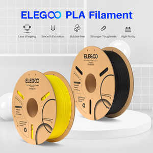 Filamento de Impresora 3D ELEGOO de 1 kg, PLA de Color, 1.75 mm, con Varios Materiales, Incluyendo ABS, PA, PP, PPS, Nailon, MOQ 5 kg - Product Image 2