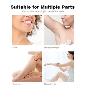 Cabezal de Repuesto para Afeitadora Eléctrica de Láminas, Cuchilla Triple y Doble, Recortadora de Barba y Rostro, Resistente al Agua y Lavable - Product Image 4