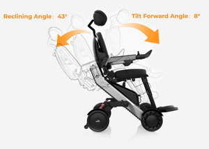 Fauteuil roulant électrique motorisé qui monte les escaliers, fauteuil roulant électrique à manivelle, robot de mobilité <span class=keywords><strong>Xsto</strong></span> X12 - Product Image 4
