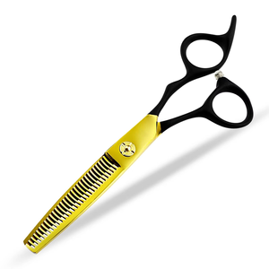 Ciseaux de coiffure professionnels en acier inoxydable, à dents, pour affiner et couper les cheveux, design personnalisé - Product Image 2