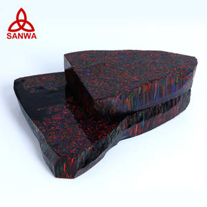 Opale brute de laboratoire KYOCERA OP34 noire, taille multiforme, pour la création de bijoux de luxe sur mesure pour femmes, prix distributeur. - Product Image 2