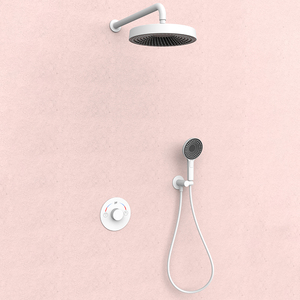 <span class=keywords><strong>Douche</strong></span> de pluie de tête intégrée <span class=keywords><strong>60</strong></span> <span class=keywords><strong>cm</strong></span> dissimulée montée en or brossé salle de bain Raine Mist Shower Set - Product Image 5