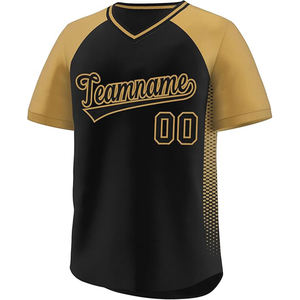 Maillot de baseball à col en V Maillot de baseball \ Softball à la mode du fabricant et exportateur de vêtements de sport COSH - Product Image 6