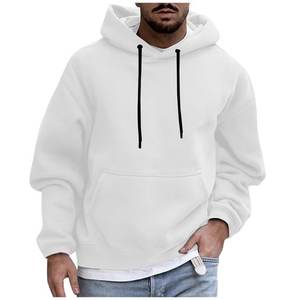 Hoodies Sweatshirt Winter Solid Color Plush Warm Coat <b>Fleece</b> <b>Sweater</b> Casual Coat Pocket <b>Sweater</b> Autumn Coat Hoodies - Product Image 1