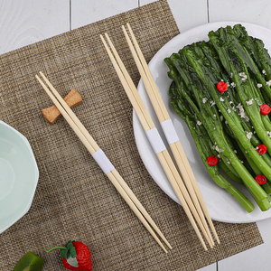 Reciclaje de palillos japoneses de bambú desechables de doble punto adecuados para <span class=keywords><strong>taberna</strong></span> - Product Image 4