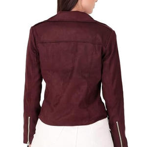 Veste en cuir classique, nouveau design, vestes en cuir pour femmes à prix raisonnable, veste en cuir de haute qualité pour femmes en vente - Product Image 2