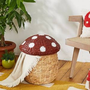 ตะกร้าหวายราคาถูกที่สุดสำหรับจัดระเบียบห้องเด็ก ตะกร้าหวายน้ำเต้า - Product Image 5