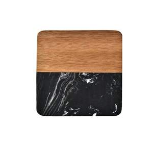 Sous-verres en bois massif naturel conçus pour une utilisation à la maison et au bureau, offrant une protection quotidienne fiable de la table - Product Image 6